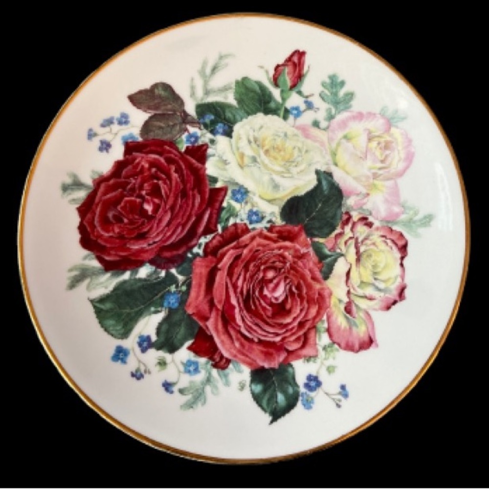 Franklin Mint The Majesty of Roses Collector Plate FRAGRANT GLORY